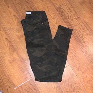 Zara army skinny jeans